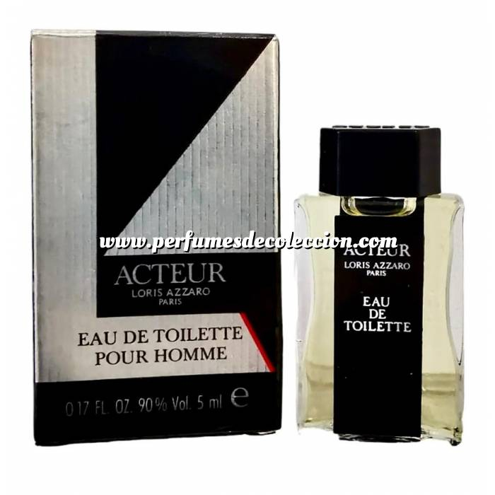 Imagen Mini Perfumes Hombre Acteur 5ml Eau de Toilette by Azzaro (Ideal Coleccionistas) (Últimas Unidades) 