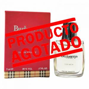 Mini Perfumes Hombre - BURBERRYS FOR MEN by Burberry EDT 5 ml en caja 