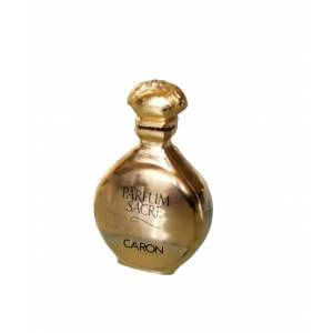 NEW - OCT/DIC 2022 - Parfum Sacre dorado opaco 3ml by Caron en bolsa de organza de regalo (Ideal Coleccionistas) (Últimas Unidades) 